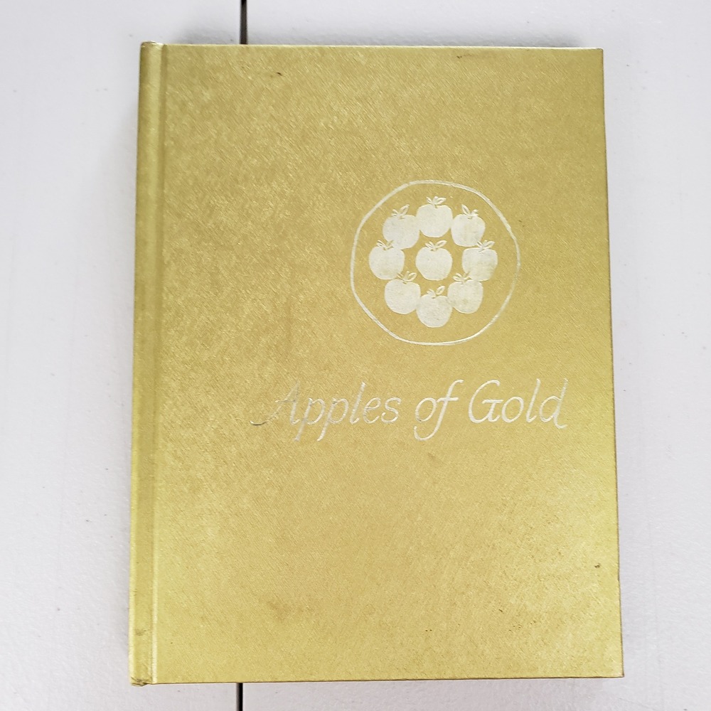 Apples of Gold Jo Petty 1962 Vintage Hardcover C.R. Gibson Inspirational Quotes